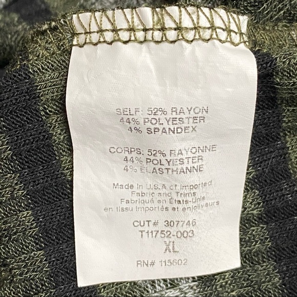 LUSH Camo Striped Thermal Henley XL - Picture 8 of 8